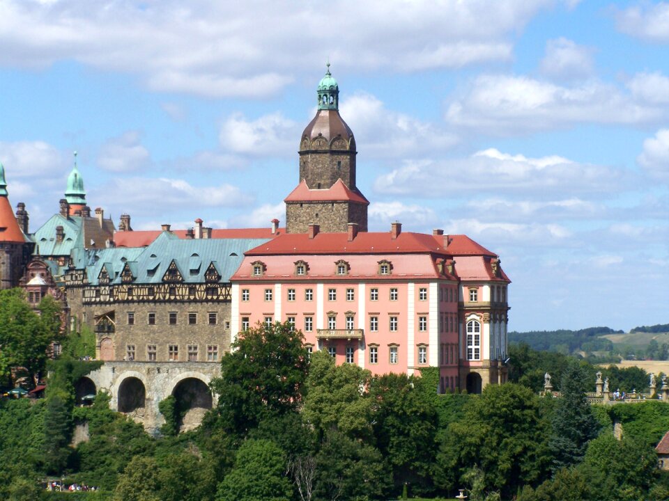 Castle panorama landscape
