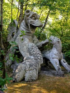 Nature stones statues