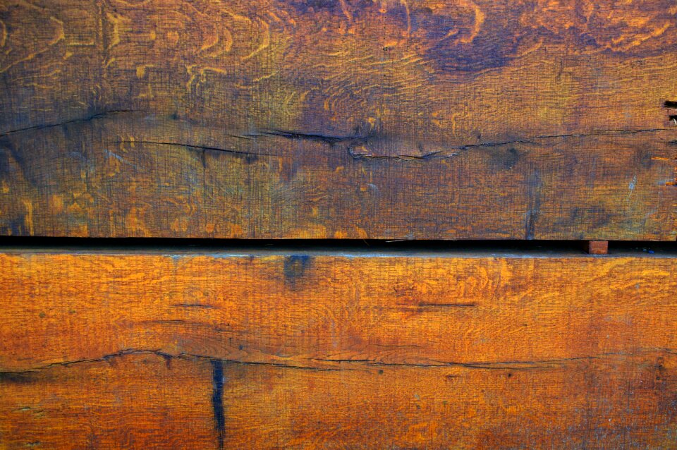 Weathered wood beam