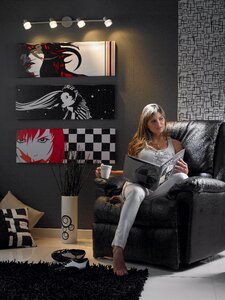 Hall armchair room