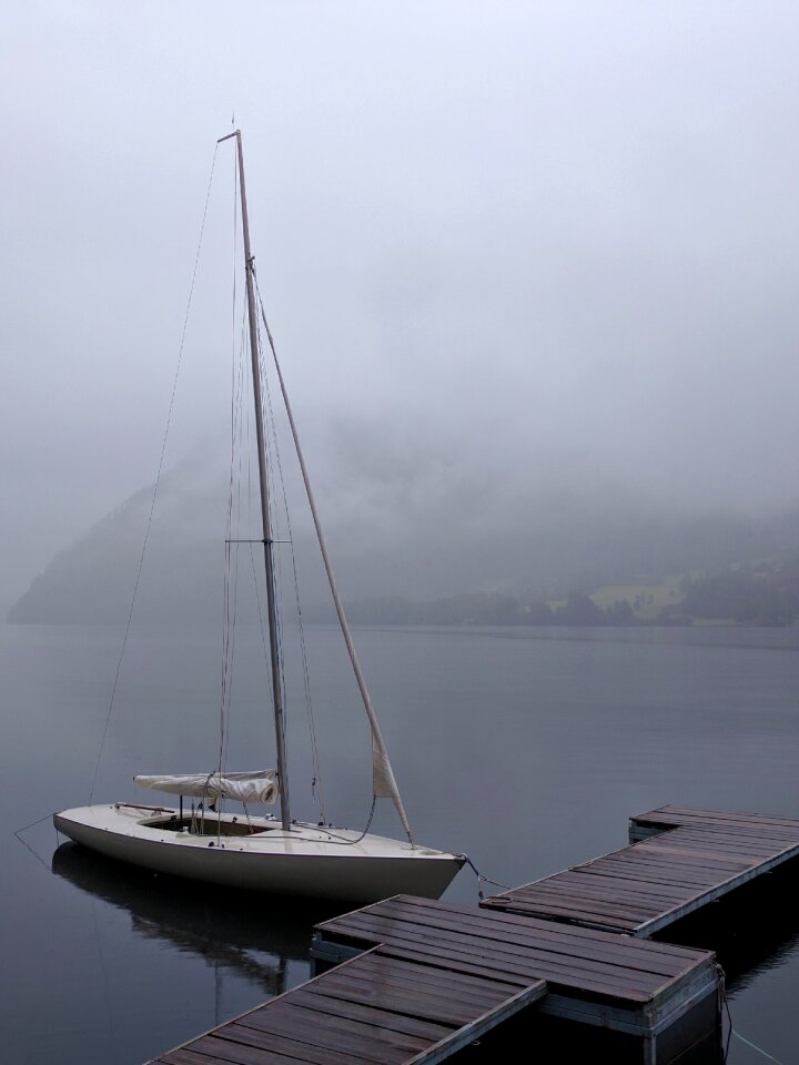 Water fog landscape