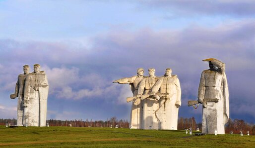 Monument the 28 panfilov heroes memorial