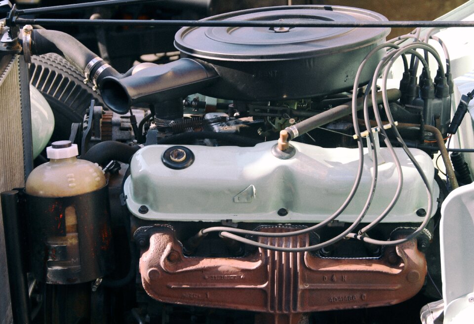 Car vintage engine