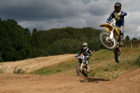 Motorcycle sport driver
