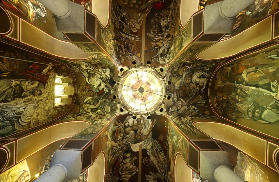 Ceiling dome painting