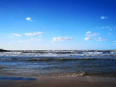 Beach the sea spray