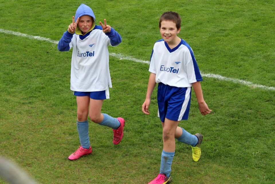 Win celebration pupils