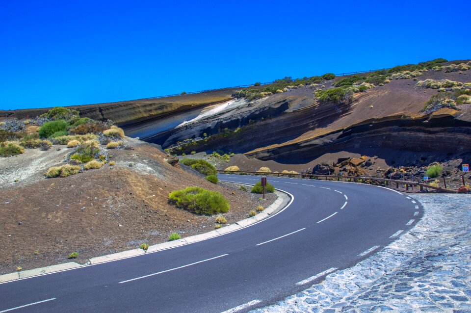Panorama asphalt journey