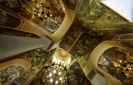 Ceiling dome painting