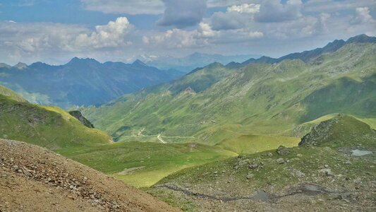 Mountains summer meadow photo