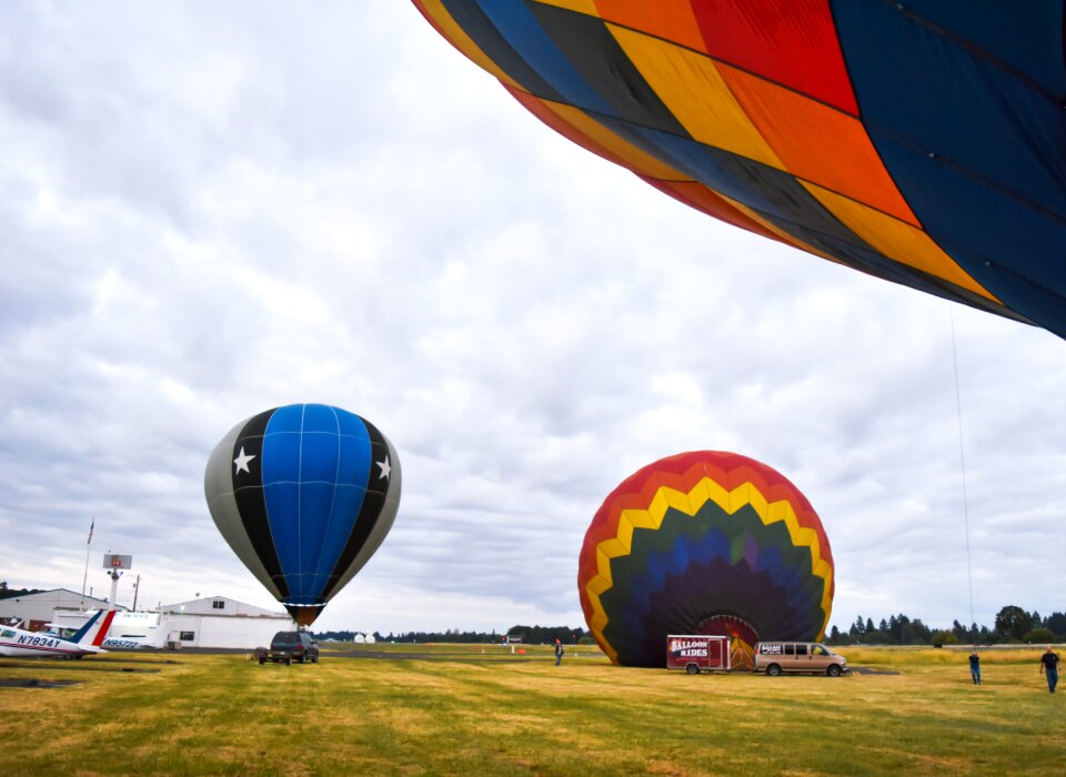 Sky floating colorful
