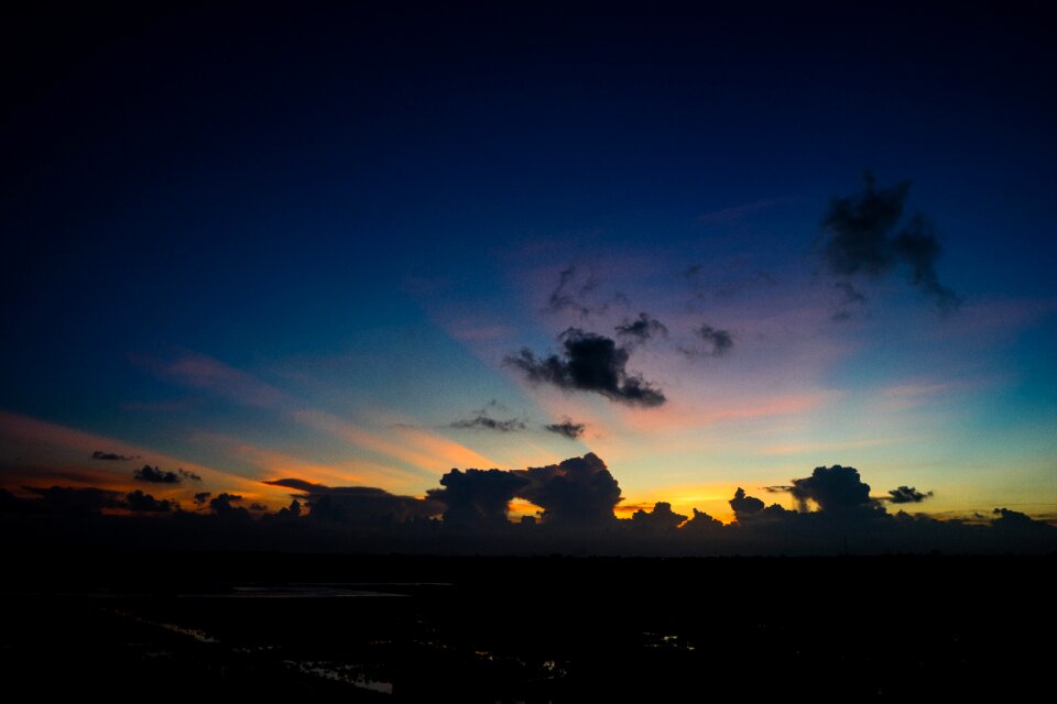 The sea mountain storm photo