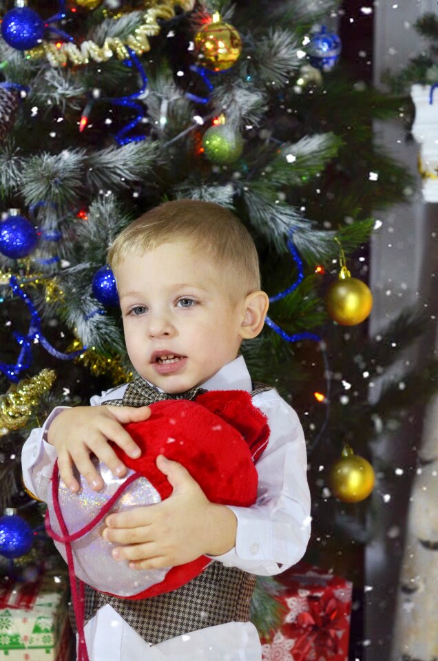 Postcard ornament christmas