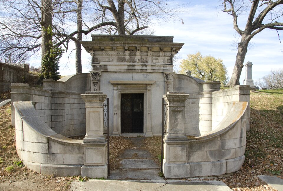 Mausoleum monument headstone