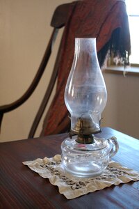 Oil kerosene lamp photo