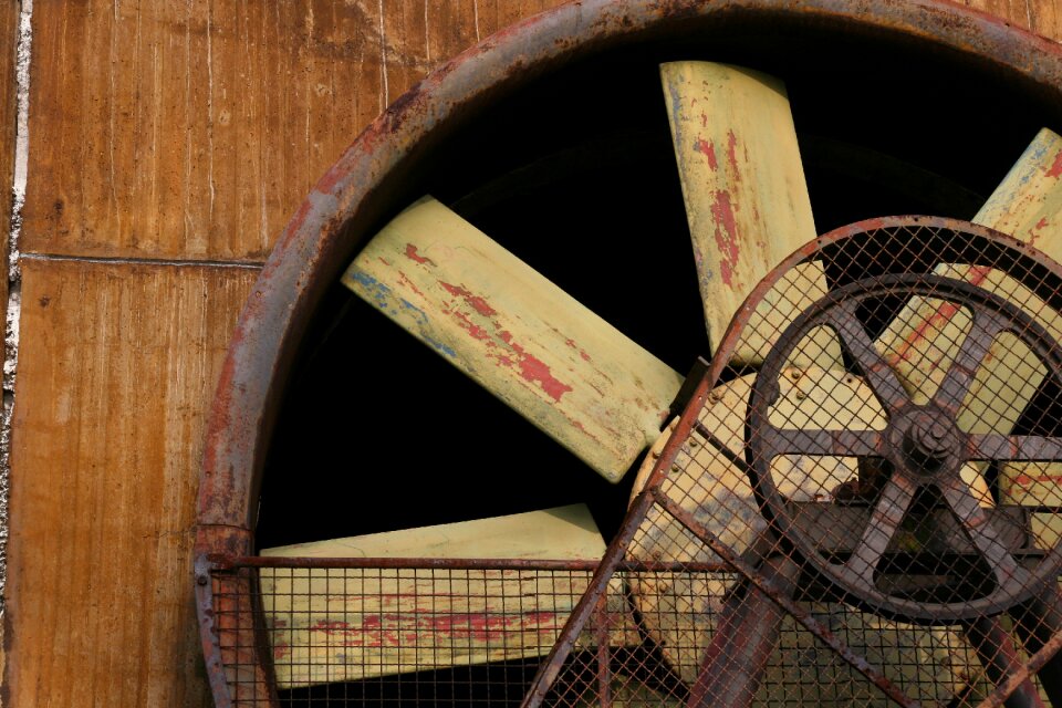 Industrial heritage metal rusty