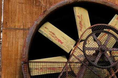 Industrial heritage metal rusty