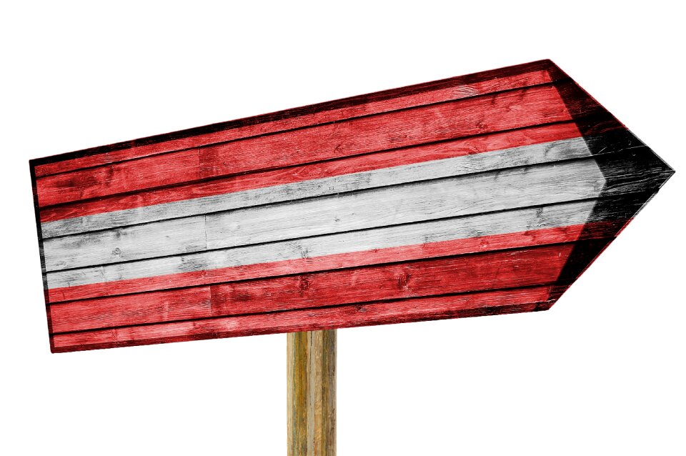 Direction flag highway