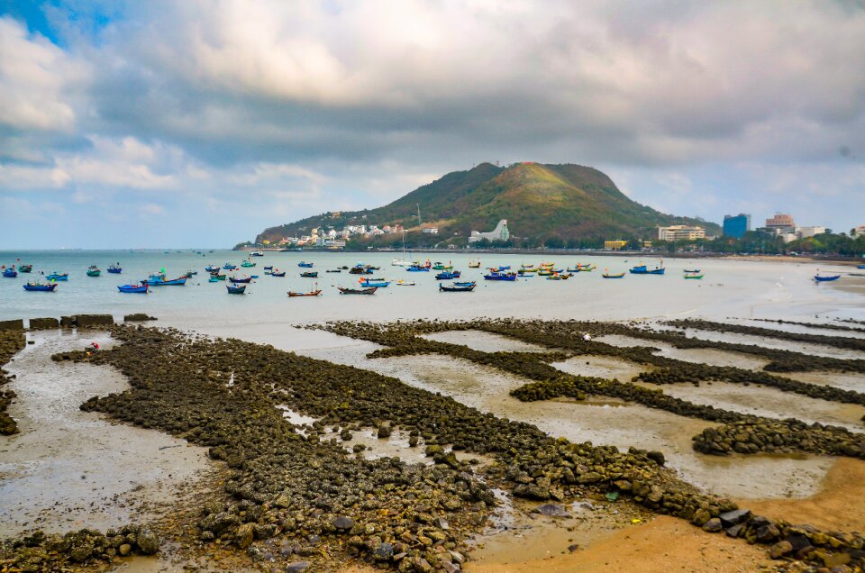 The beach natural mountain