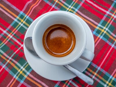Caffeine cappuccino beverages photo