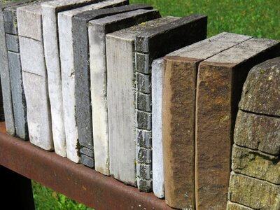 Shelf sculpture stone