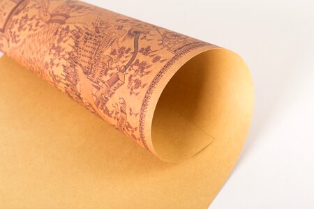 Volume yellow vintage map