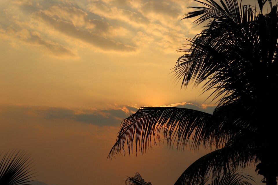 Sunset bandara thailand