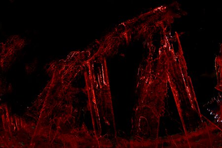 Frost structure water