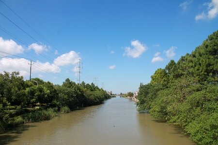 Jiangnan river green photo