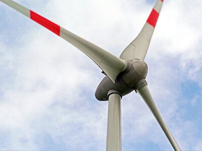 Wind turbine power generation generator photo