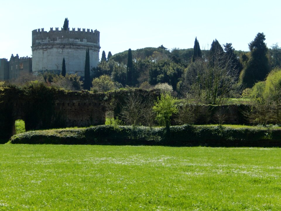 Rome the tomb of cecilia metella appia antica