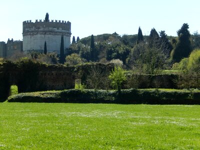 Rome the tomb of cecilia metella appia antica photo