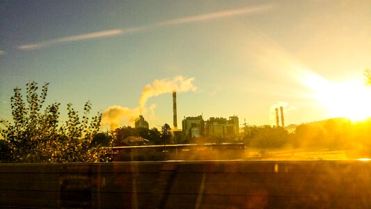 Morning nature steam