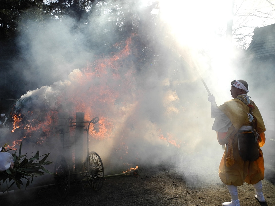 Japan fire fighting tragedy