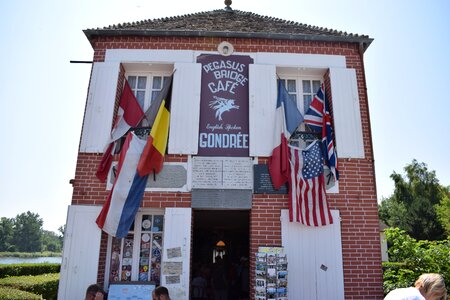 Historical memorial beach photo