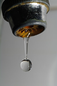 Close-up wet drop photo