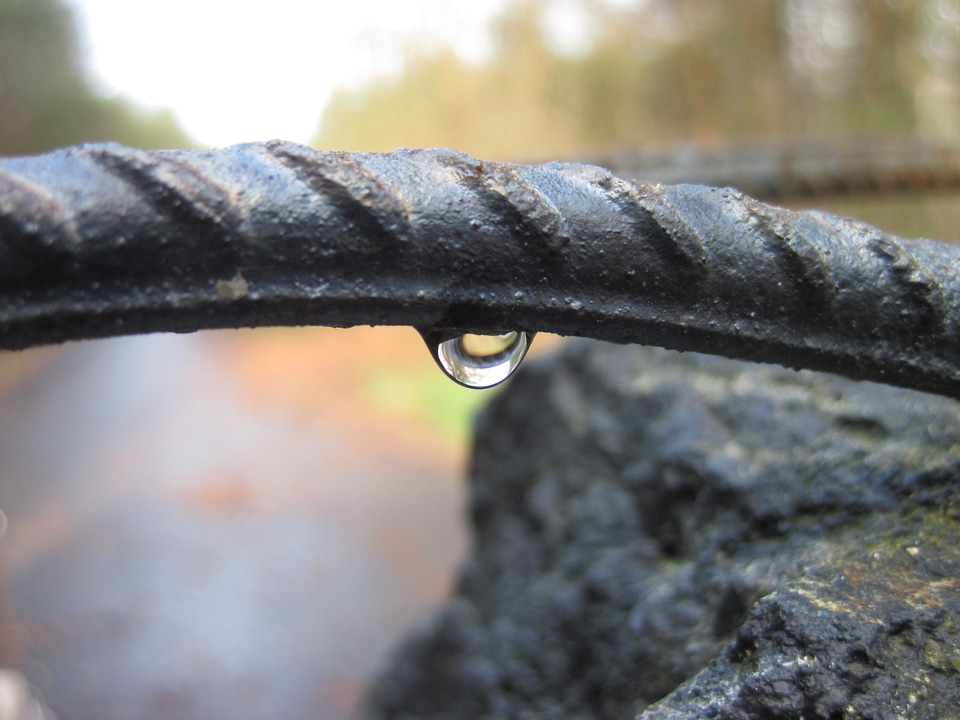 Close up water wet