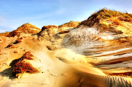Nature sand dunes photo