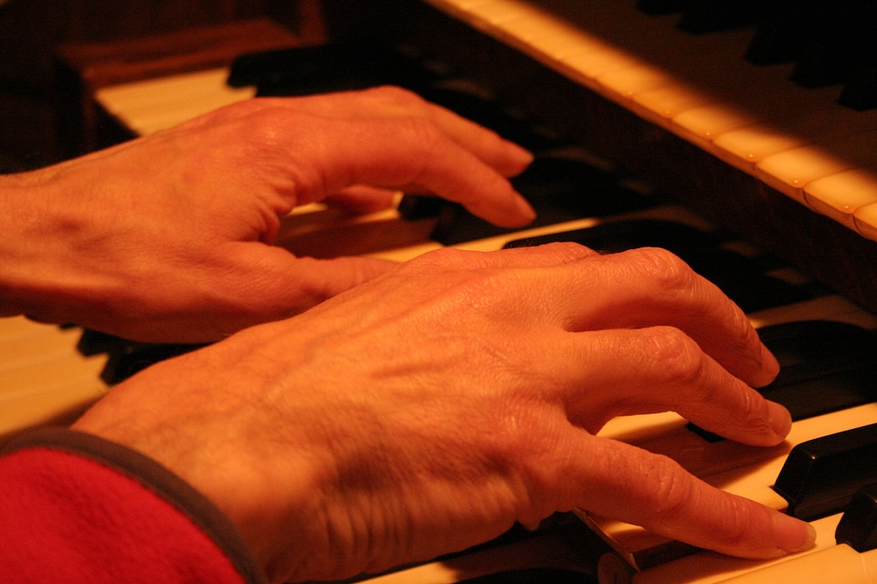 Keyboard keys church