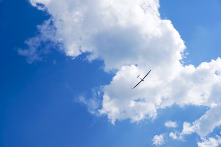 Sky aviation gliding photo