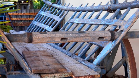 Dare hay wagon old photo