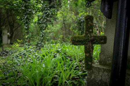 Cemetery cross graves