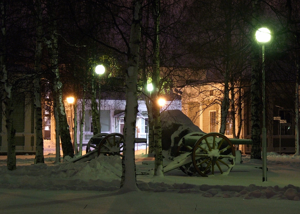 Barracks old cannon photo