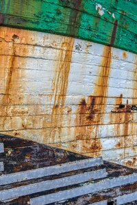 Peeling paint surface boards