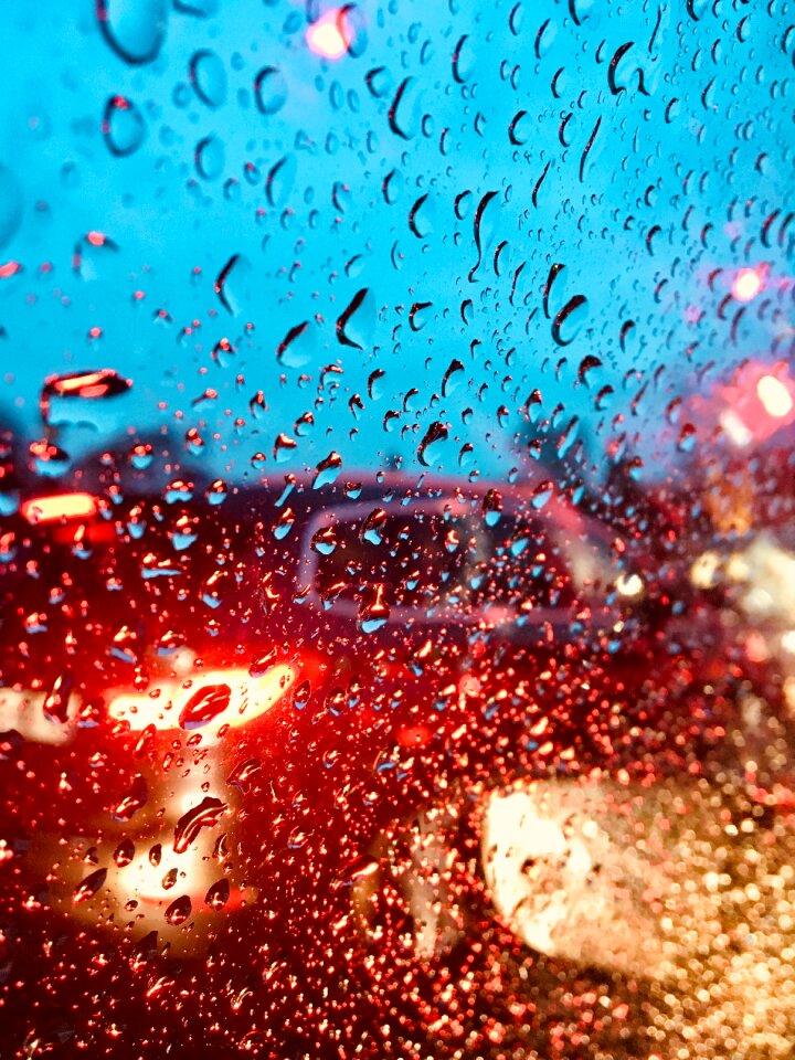 Rain winter christmas