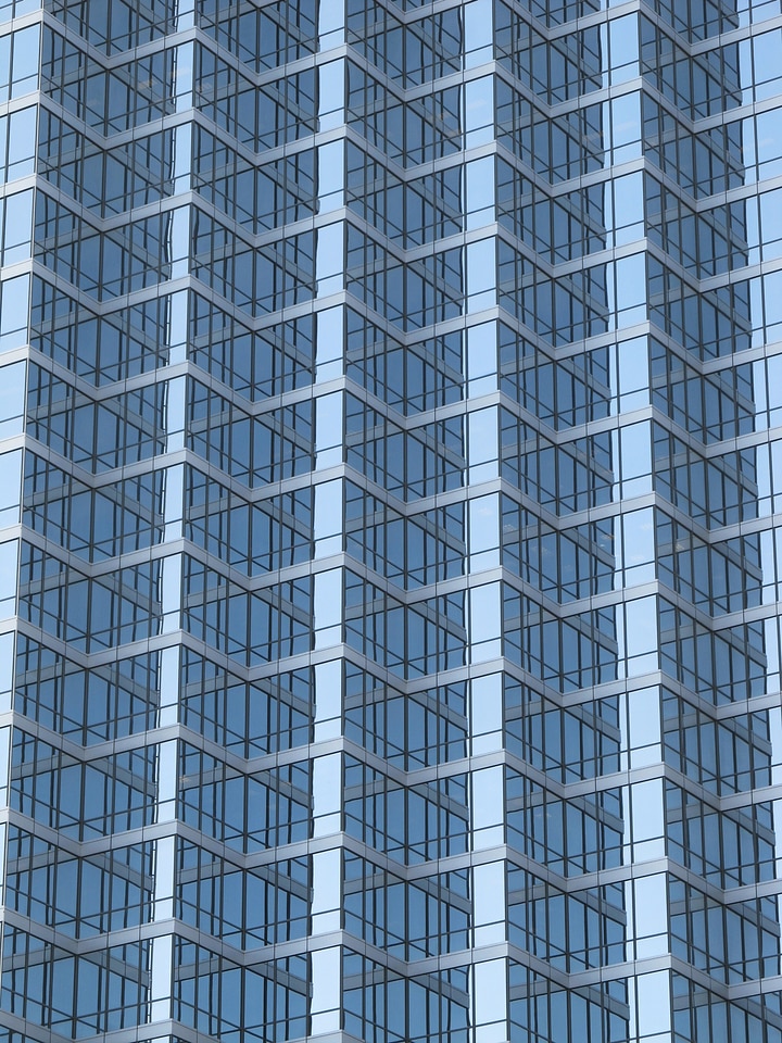 Office buildings high rise downtown