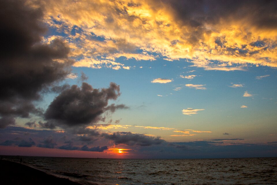 Sunset dawn clouds