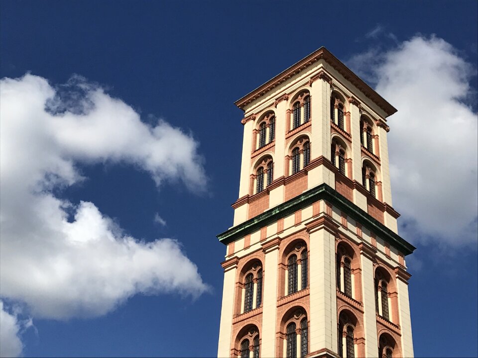 Sky clouds blue
