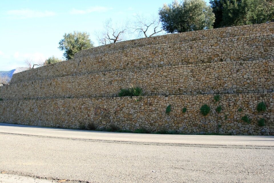 Stones architecture facade