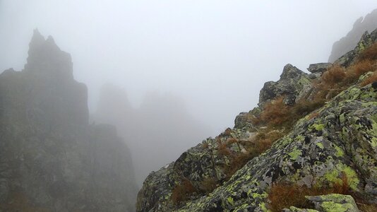 Haze trail landscape
